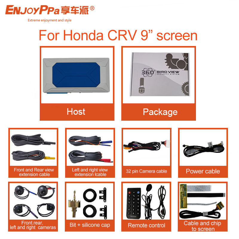 Système de caméra de 360 degrés innovant pour voiture Honda CRV