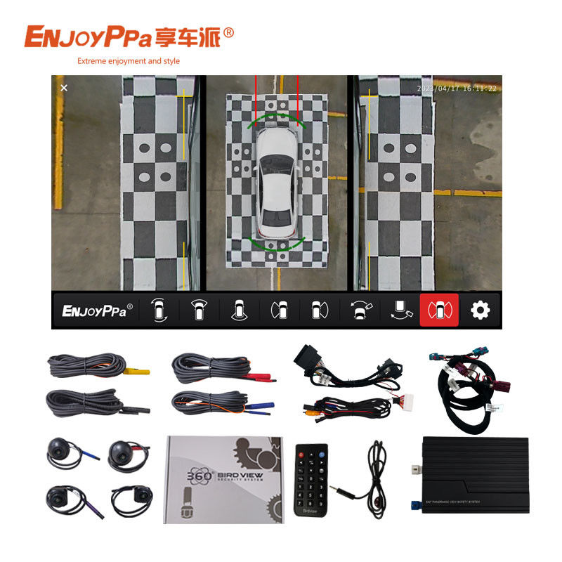 Système de caméra à vue d'ensemble de 12 volts 360 pour Land Rover avec vision nocturne