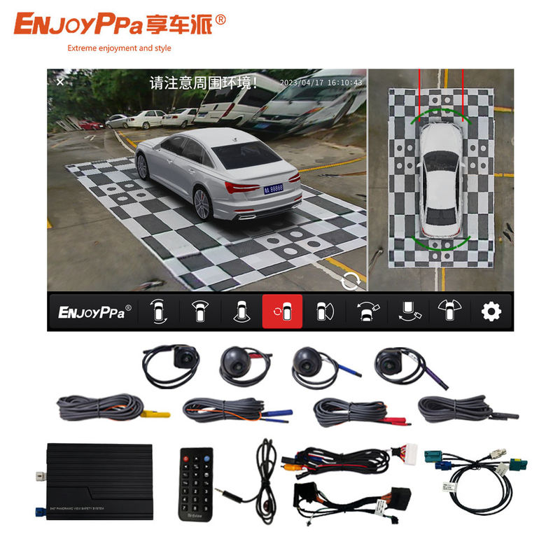 Kit de caméra de voiture HD 1080P 360 pour Benz 7.0 avec enregistreur de conduite à 4 voies