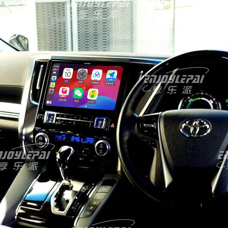 Caméras de stationnement à vue 360° étanches avec Carplay pour Toyota Alphard série 30