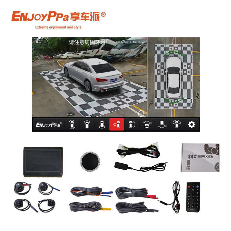 Enregistrement en boucle 360 Système de caméra de voiture pour Hyundai Plug And Play Installation facile