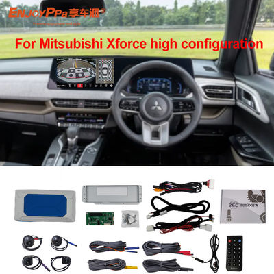 Kit de caméra de voiture à 360 degrés Pour Mitsubishi XForce 12.3 pouces 360 Système de stationnement panoramique