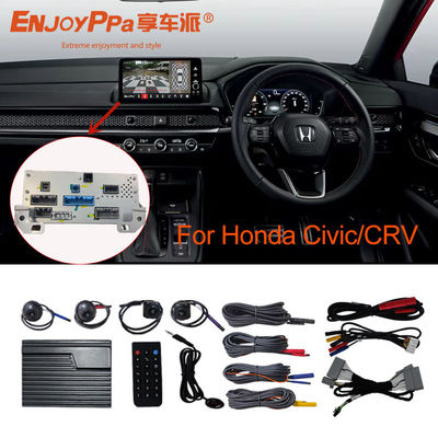Système de caméra de voiture HD 360 degrés 12v pour Honda Civic avec vision nocturne