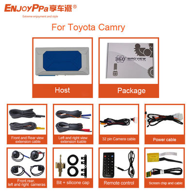 Système de télévision de voiture imperméable à l'eau avec 4 caméras pour Toyota Camry