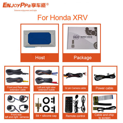 Système de caméra de voiture à haute sécurité 360 pour Honda XRV avec enregistrement en boucle