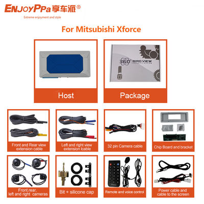 Système de caméra de sécurité panoramique 360 pour Mitsubishi Xforce 8 pouces