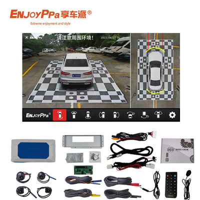 Système de caméra de voiture à vue 360p 1080p Pour Mitsubishi Xforce Écran 12,3 pouces