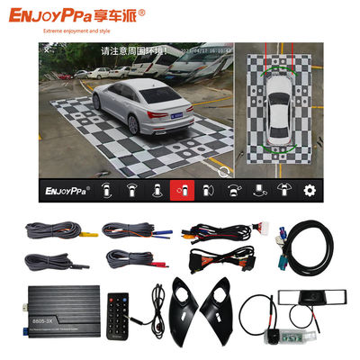 Système de caméra à vue d'oiseau 360 monté Porsche Caméras HD 1080P