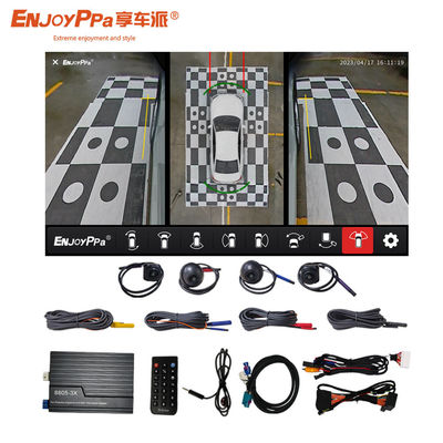 Système de caméra surround HD CMOS 360 pour voiture Porsche 4 Way Driving Recorder