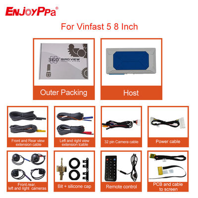 Vue à 360 degrés 1080P Système de caméra de stationnement Fisheye Pour Vinfast 5