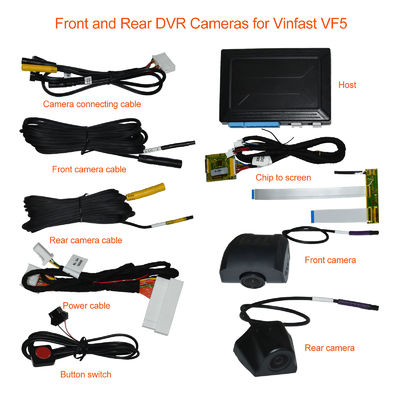Enregistreur de caméra de voiture avant et arrière avec Android Auto Carplay pour Vinfast VF5